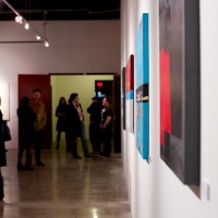 abstract art wall gallery show
