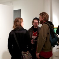 discussing art gallery show minneapolis