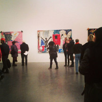 basquiat gagosian reception photos people
