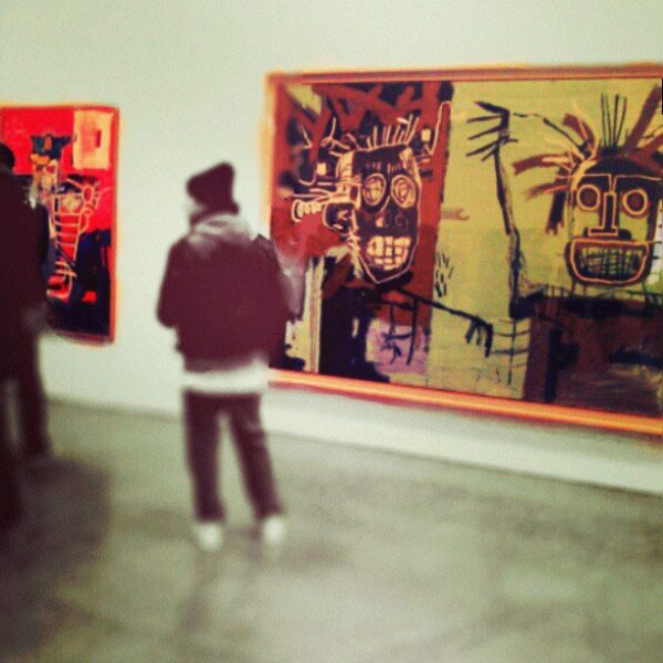 basquiat show nyc gagsoian polarized image