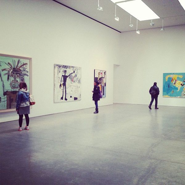 nyc gagosian gallery basquiat show people chelsea
