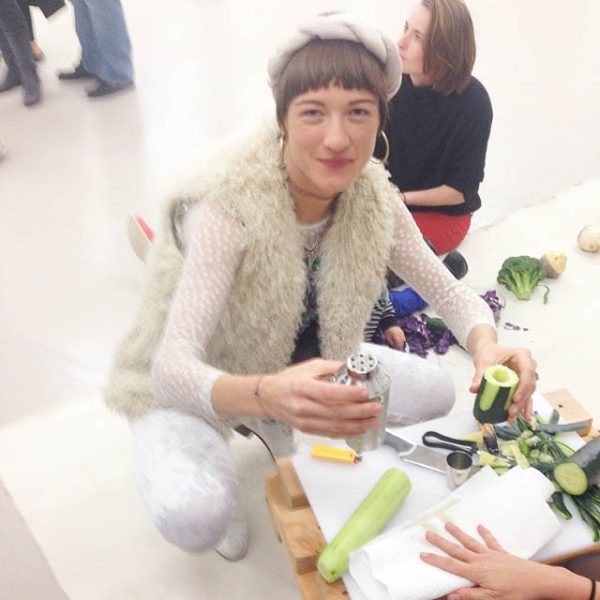 lucy dodd joy juice art basel cucumber