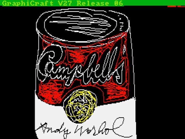 andy warhol amiga computer art soup
