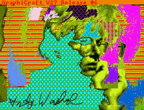andy warhol lost computer art