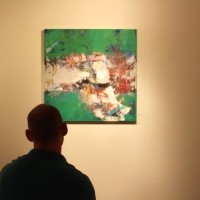 man with elephant by shawn mcnulty