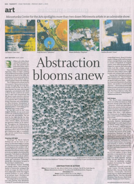 abstraction in action review minnetonka center arts