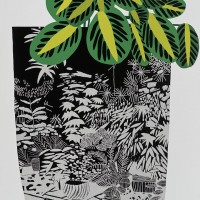 Jonas Wood Plant Pop Art Still Life