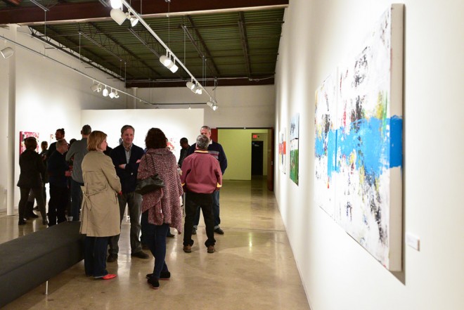 People At Art Gallery Show Twin Cities