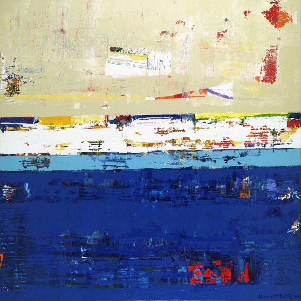 Moniker Prussian Blue Abstract Art