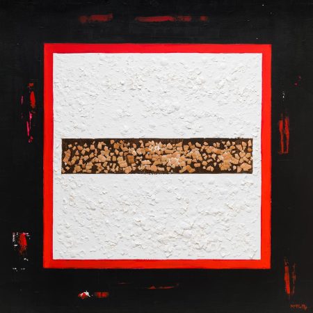 Shellcracker Eggshells Abstract Painting Minimalism Geometric