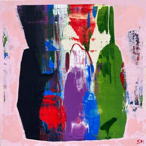 Amphora Pottery Abstract Painting Vase