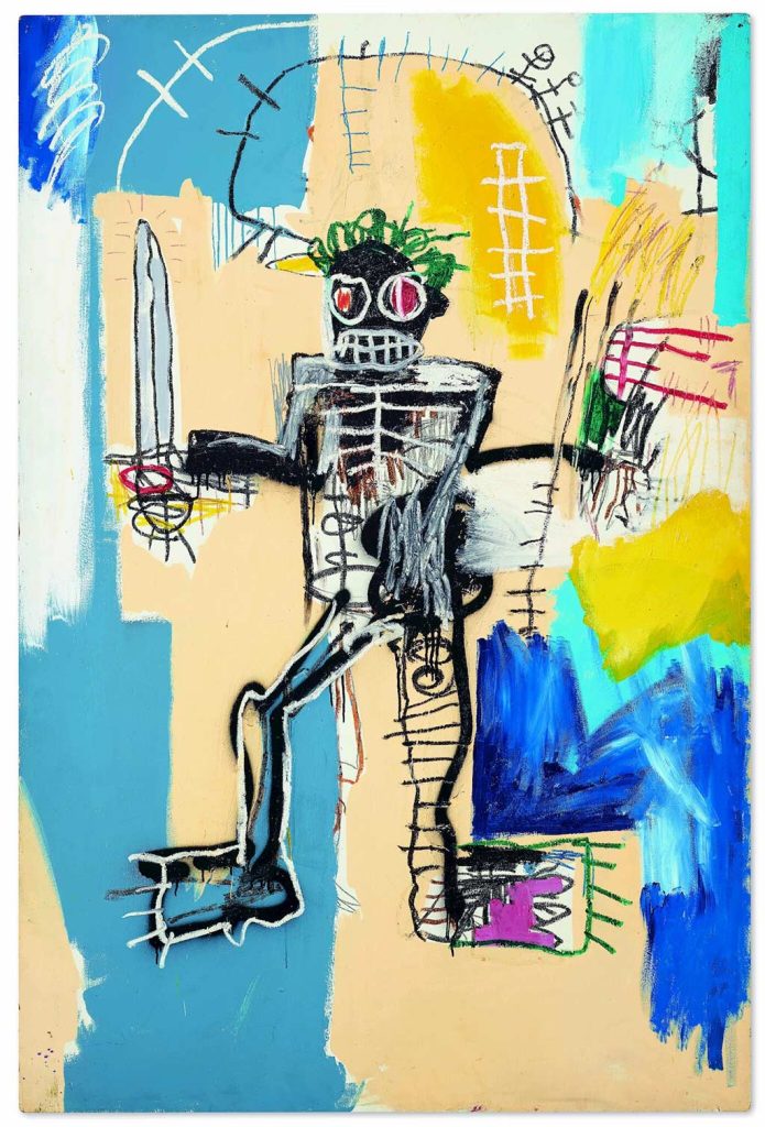 Jean Michel Basquiat Warrior