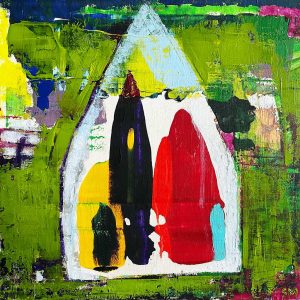 Sanctum Sanctorum Abstract Art Painting