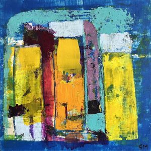 Facade Architectural Abstract Art Painting