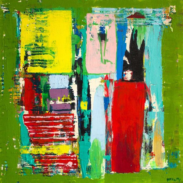 Viceroy Butterfly Abstract Painting Art