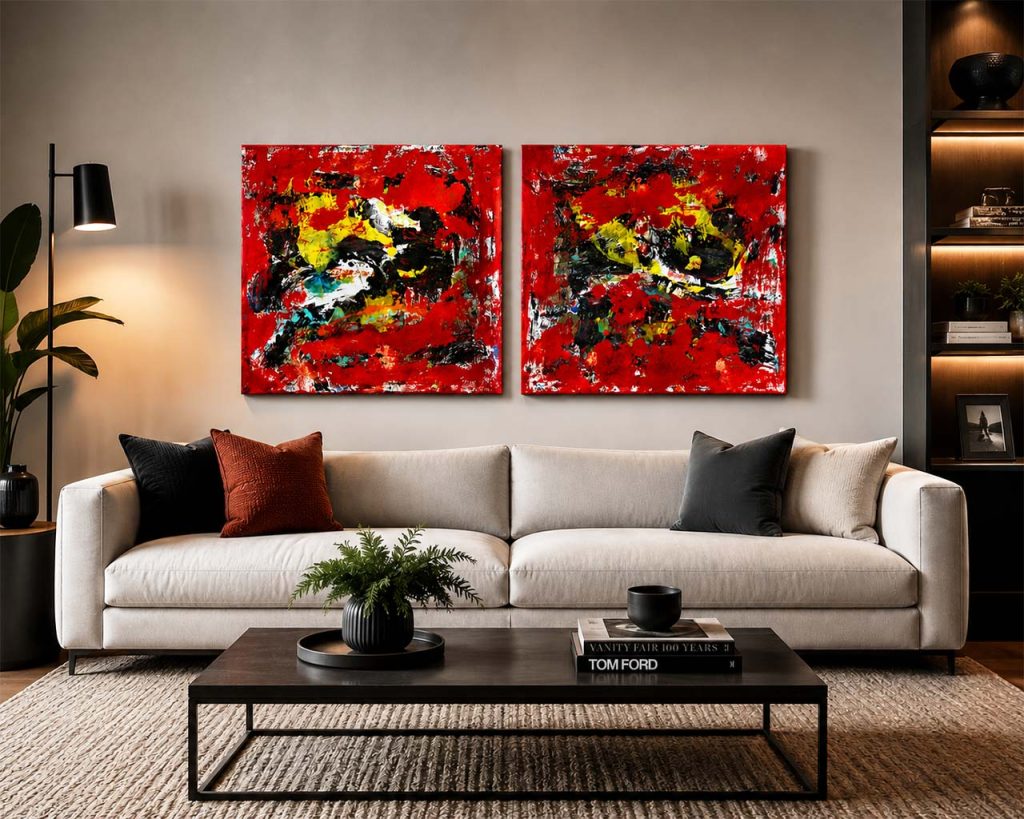 Mcnulty Art Above Sofa