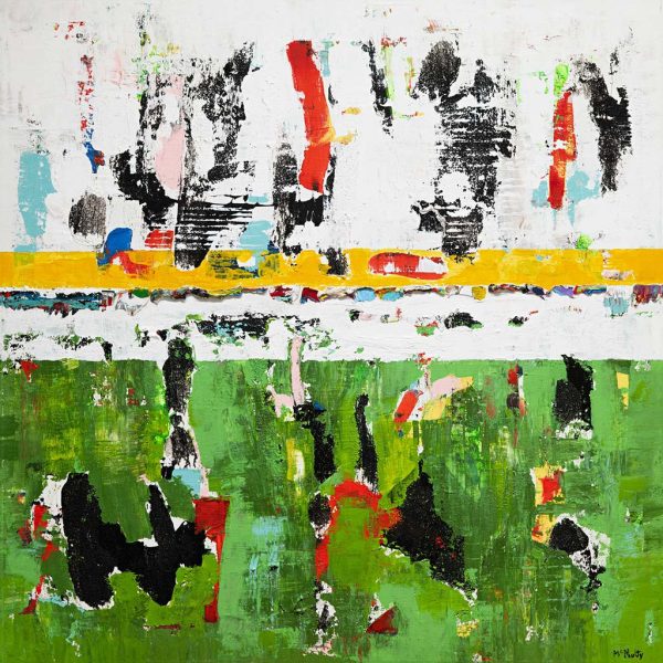 Halcyon Green Abstract Painting Art