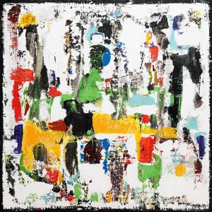 Speeder Abstract Painting White
